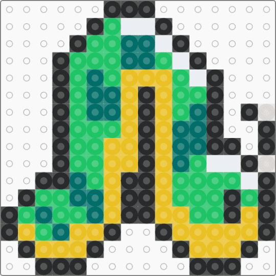 Caterpillar Discord Guild Badge Icon - yellow,green,worm,inchworm,bug,bugs