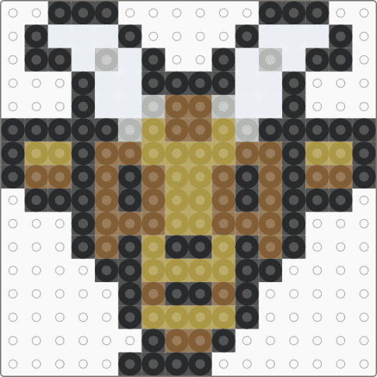 Goat Discord Guild Badge Icon - gold,tan