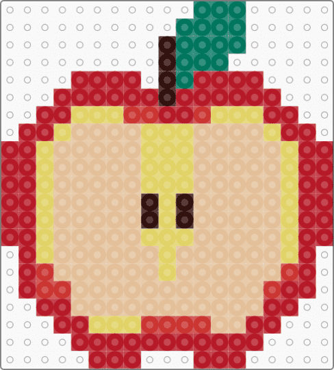 Apple Cross Section - beige, food, fruit, red, slice