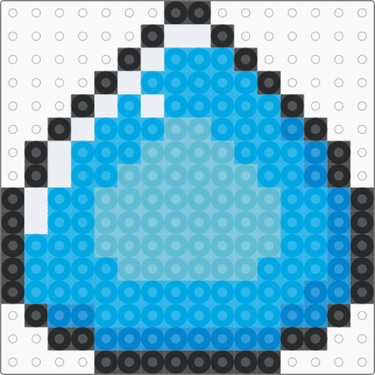 Water Droplet Discord Guild Badge Icon - light blue,nature