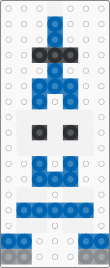 Kawada Perler Small Tower - blue,city,skyscraper
