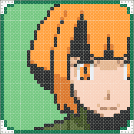 Gardenia Sinnoh Badge Case Icon - character, gaming, nintendo, orange, pkmn, pokemon, teal, video game