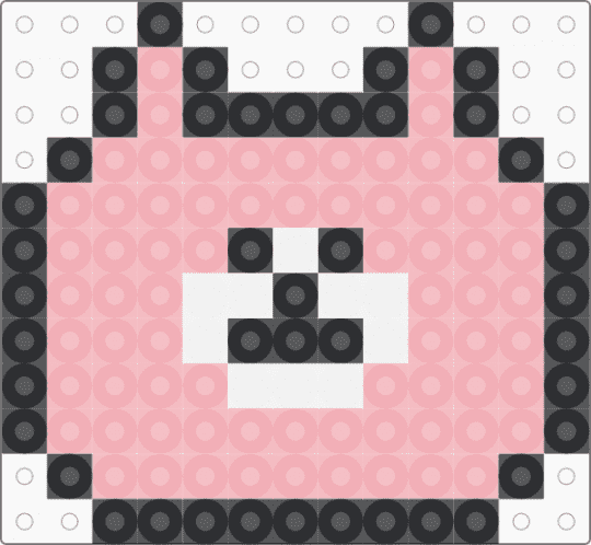Kawada Perler Pochette Yoroi-San's Bag - beige,small,chiikawa,cute,kawaii,pink