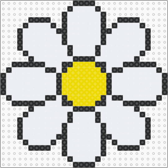 8 Petal Flower - white,clematis,dahlia,nature