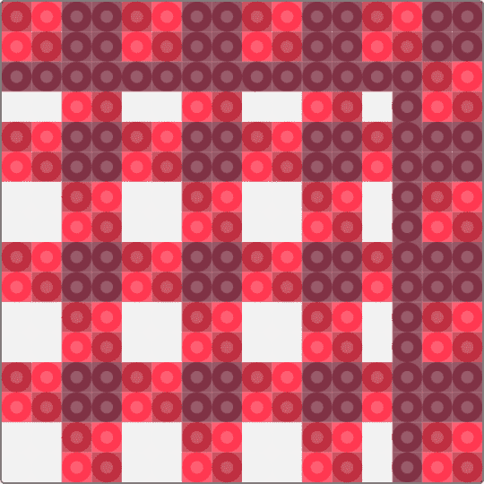 Perler Red Gingham Napkin - brown,red,plaid,picnic
