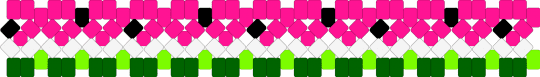 Watermelon cuff - green,pink
