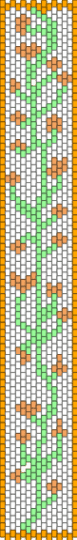 Floral Banner Orange - orange,teal,cute,floral,flowers,tapestry