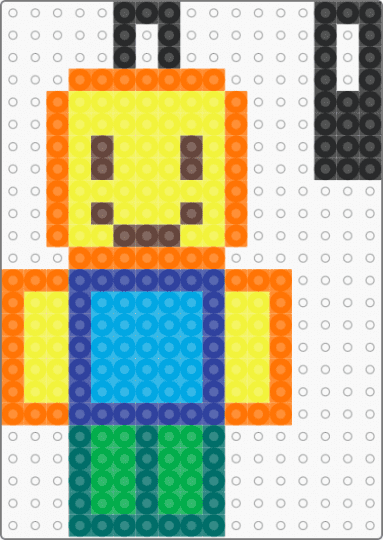 Noob - orange,yellow,roblox