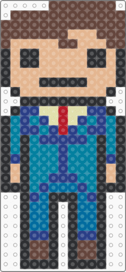 tony collette [no hat] - beige, blue, brown, teal
