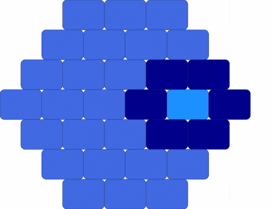 Blue berry charm - blue