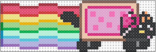Nyan Chococat!!! - pink,red,light blue,cute,chococat