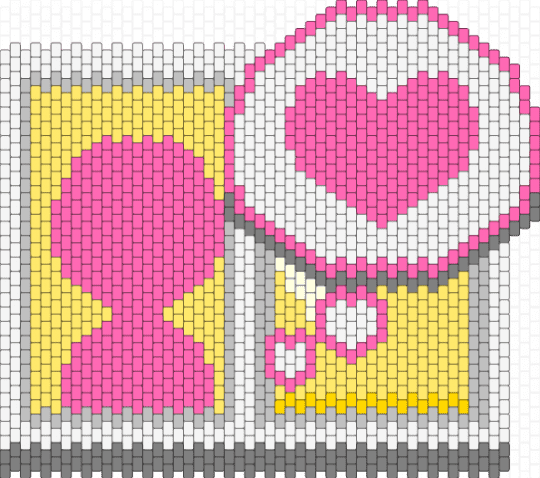 Tomodachi life love window - pink,yellow