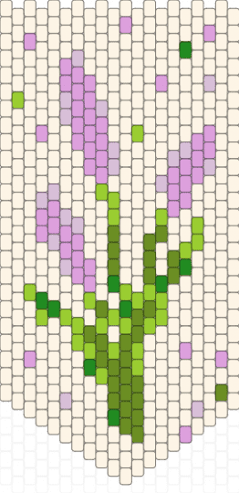 Lavender Banner (Remix) - white,pink,green,lavender,panel,banner,flower,purple,pretty,whimsical