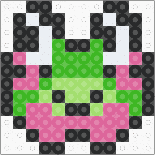 ribbit - pink,green
