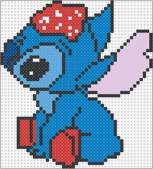 Little Stitch Shroom - blue,cottage core,mushroom,stitch,cute,kawaii