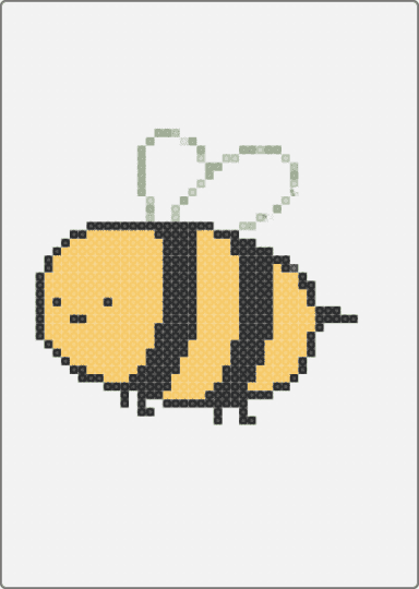 Adventure time Bee - white,yellow