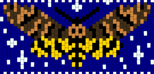 Moth (starry) - purple