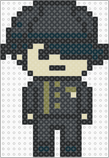 shuichi saihara - black,beige