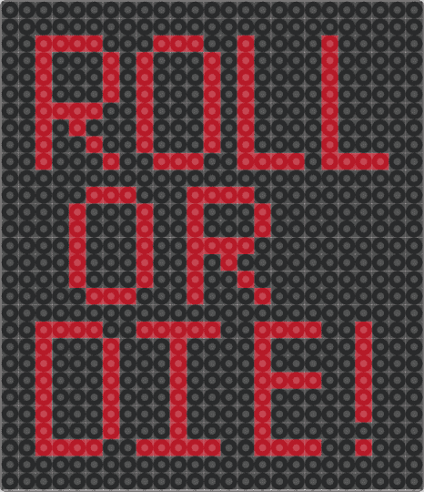 roll or die dandys world - black