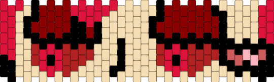 Alastor (WIP) - red,beige,alastor,hazbin hotel,hazbin