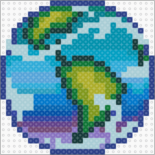earth - blue,light blue,earth,fuse bead,earth day,space