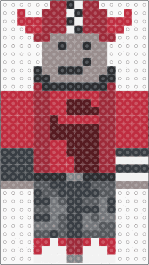 skateboard from PHIGHTING! fuse beads pattern (COTD) - red,cotdskateboarding,skateboard,phighting,skateboard phighting,roblox,phighting skateboard,fuse beads