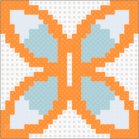Shinobu Sword Hilt Demon Slaye - orange,light blue