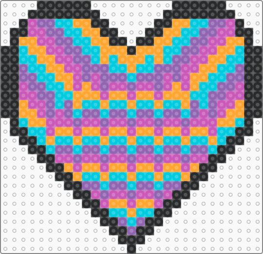 Trippy Heart - pink