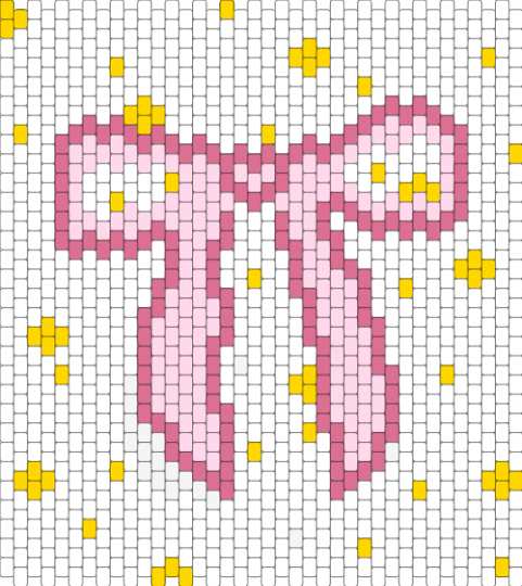 bag wip - pink, white, yellow