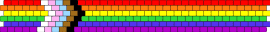 Progress pride cuff - pride,cuff,bracelet,diversity,lgbtq,symbol,progress,unity,vibrant,inclusive,rainbow