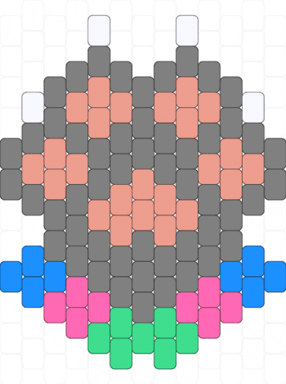 Ravefurrest (mini) - gray,beige