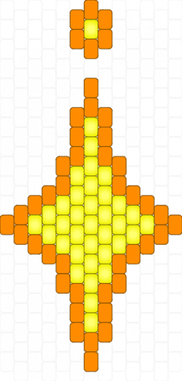 Sparkle charm v2 - yellow,orange,star