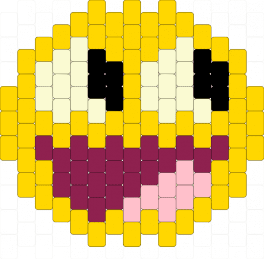 epic face - yellow,pink