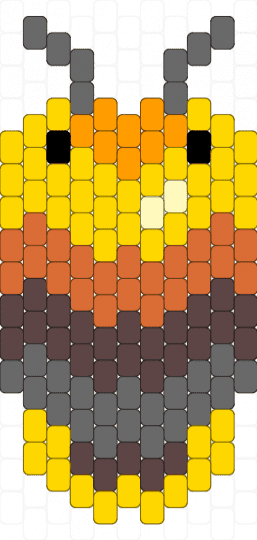 Rubber Ducky Isopod - yellow,bug,animal