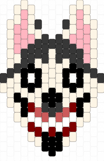 Smile dog - white,pink,creepypasta