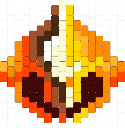 Bell - red,brown,orange