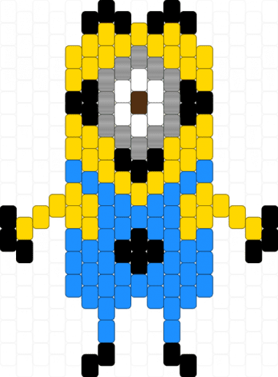 Minion (Stuart) - yellow,light blue,despicable me,character,movie