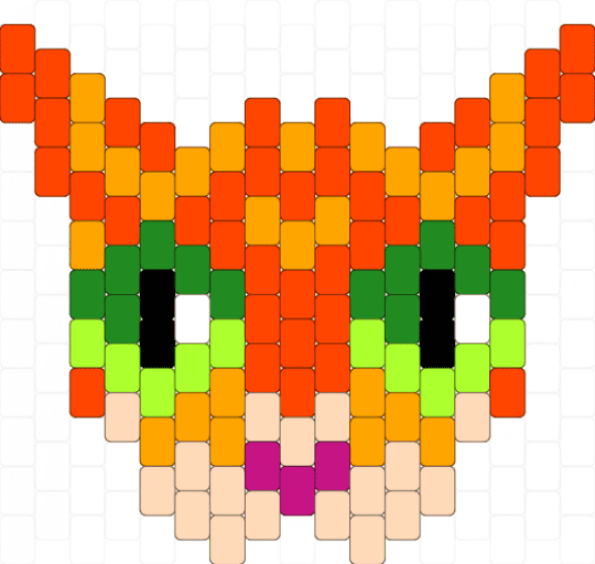 Airplane Ears (orange edition) - orange,red,green,cat