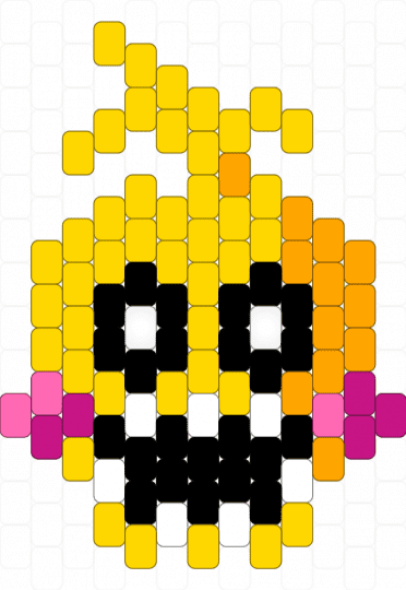Toy Chica (no beak) - yellow,fnaf,character