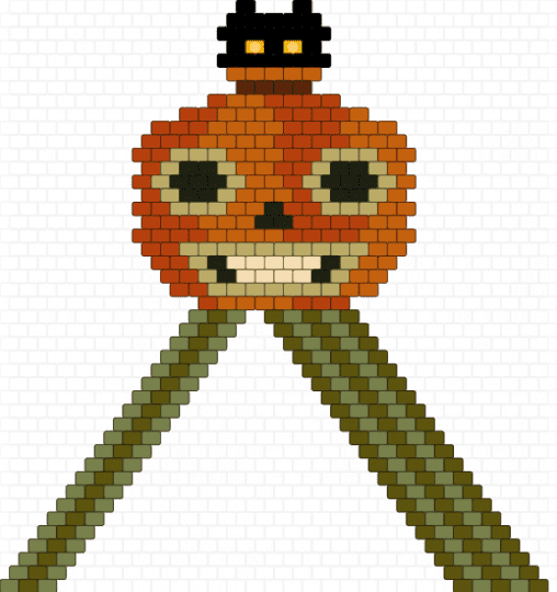 Enoch 🎃 - cartoon, colorful, gold, halloween, orange, otgw, over the garden wall, punpkin, red, tan