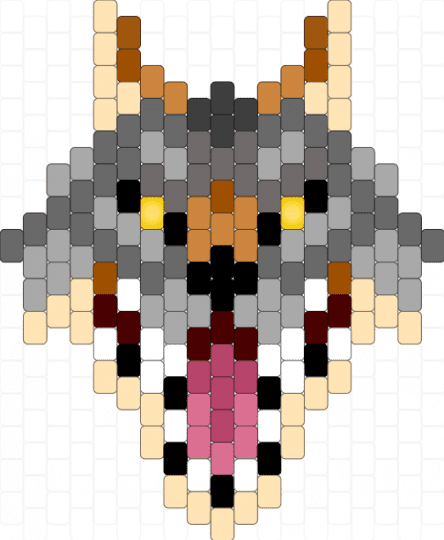 Werewolf (natural) - animal, beige, cryptid, dog, gray, wolf