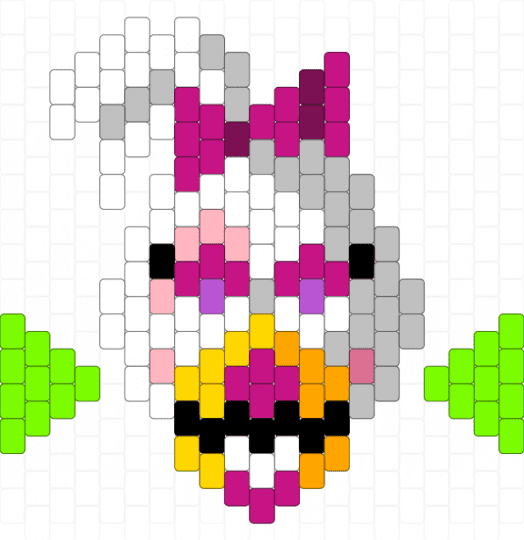Glamrock Chica - pink,beige,green,fnaf,character