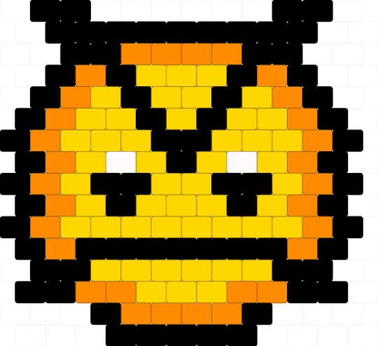 Angry Faic - orange,yellow,emoji,newgrounds