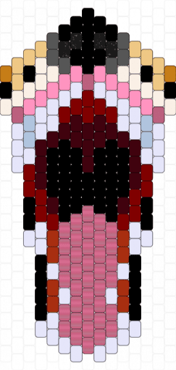 MAW - mouth,bite,animal,teeth,tongue,pink,brown