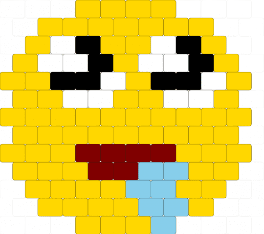 Stupid ah drooling emoji - yellow,emoji