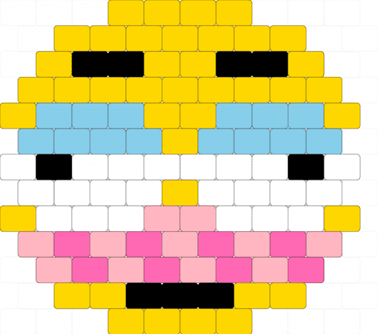 Blushing emoji v2 - yellow,emoji