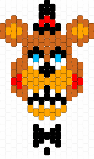 Toy Freddy - orange,fnaf,character,freddy fazbear