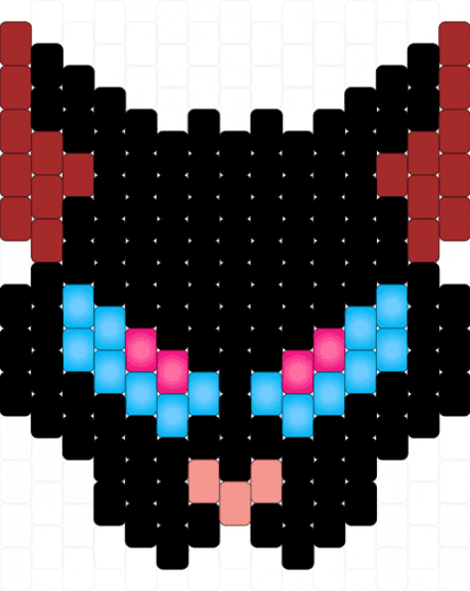 kitty cat 4.0 - black,red,light blue