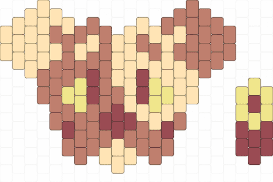 Floppy + beetle - tan,beige