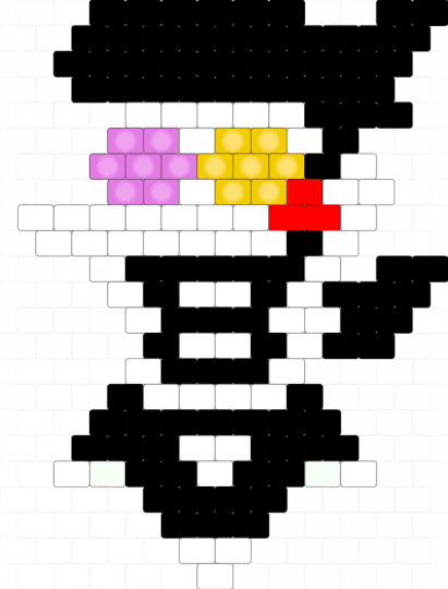 Spamton G Spamton - black,white,pink,yellow